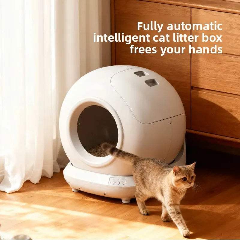 78L Self Cleaning Cat Litter Box Fully Enclosed Automatic Cat Sand Box App Control Extra Large Space Smart Pet Toilet Tray