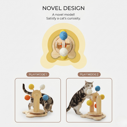 Interactive Ferris Wheel Cat Scratcher