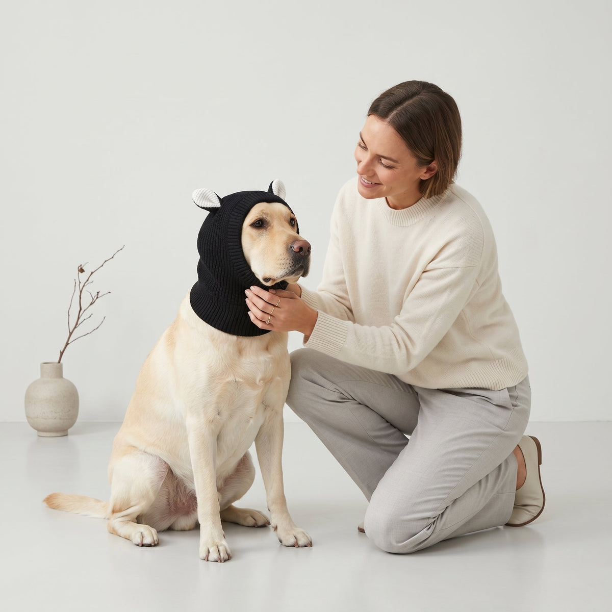 Rabbit Ear Dog Hat