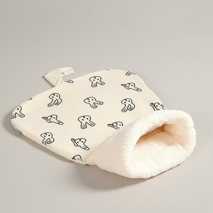 Plush Pocket Cat Sleeping Bag