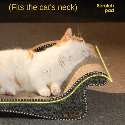 Cat Scratcher Sofa Bed Corrugated Cardboard Scratching Lounge Luxury Scratching Post Furniture Protector for Cats Cat