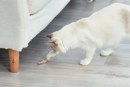 Cat Toys Luminescence Electric Worms Pet Interactions Insects Beetle Micro Worms Automatic Flipping Obstacle Avoidance Plaything