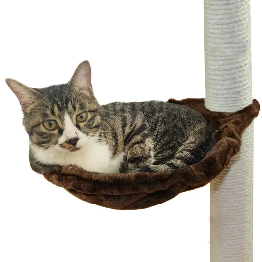 DIY Cat Tree Accessories Cat Scratching Post Scratch Support Ceiling Cat Climbing Tower Platform Cat House Hammock Pet Furniture