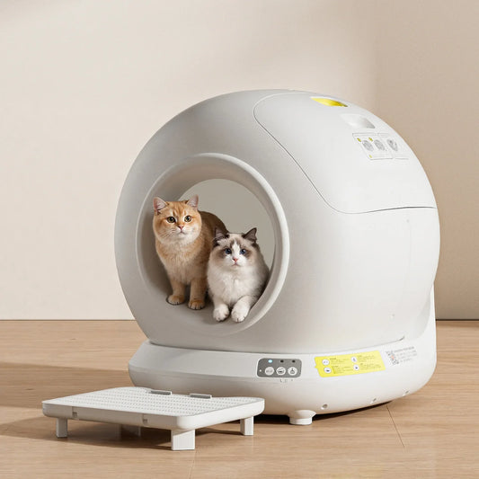 78L Self Cleaning Cat Litter Box Fully Enclosed Automatic Cat Sand Box App Control Extra Large Space Smart Pet Toilet Tray