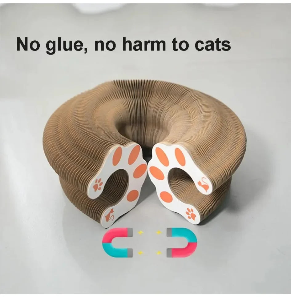 Transformable Kitty Kurlz Cat Toy Wear-Resistant No Crumbs Cat Scratching Board Resistant To Scratching