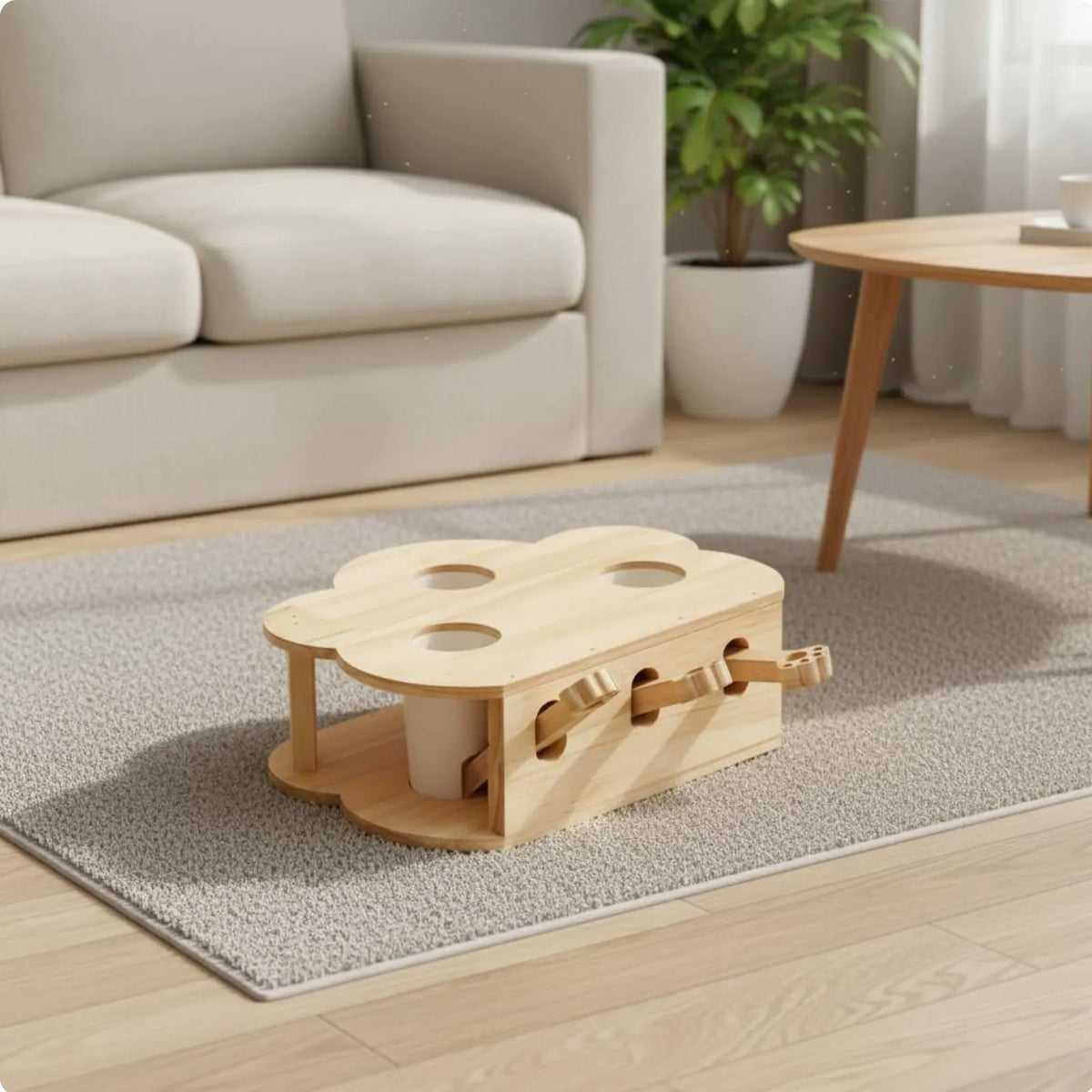 Feline Whack a Rodent Toy Boredom Relief Whack a Rodent Feline Toy Pet Accessory Exercise Safe Material for Cats, Indoor