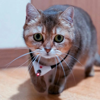 Smart Laser Cat Toys Automatic Tease Collars Interactive Pet Playthings Fun Laser Teasing Toys for Cats
