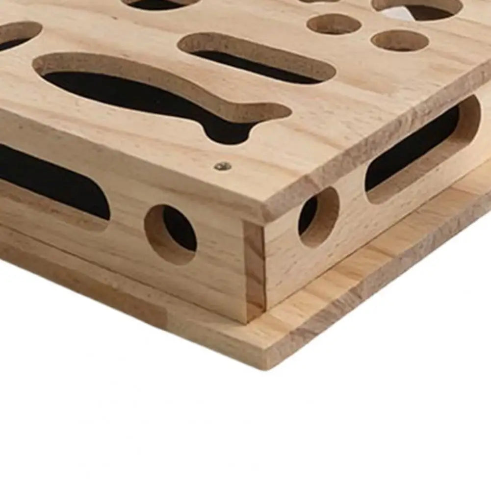 Cat Scratch Enrichment Box 3-in-1 Cat Scratch Puzzle Toy Cat Nail File Toy Protects Furniture for Indoor Cats Mental Stimulation