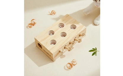 Feline Whack a Rodent Toy Boredom Relief Whack a Rodent Feline Toy Pet Accessory Exercise Safe Material for Cats, Indoor