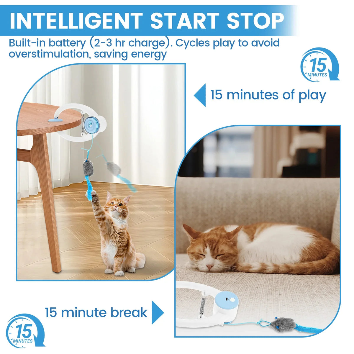 Electric Door Hanging Cat Toy Interactive Retractable plaything Funny Self-hey kitten Scratch Rope Mouse Toy Pet Products