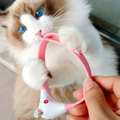 Smart Laser Cat Toys Automatic Tease Collars Interactive Pet Playthings Fun Laser Teasing Toys for Cats