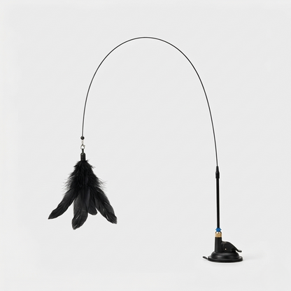Cat Teaser Toy - Feather Wand