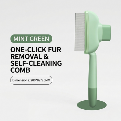 Self-Cleaning Slicker Brush