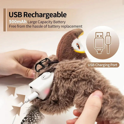 Flapping Bird Cat Toy – Interactive Catnip Plush